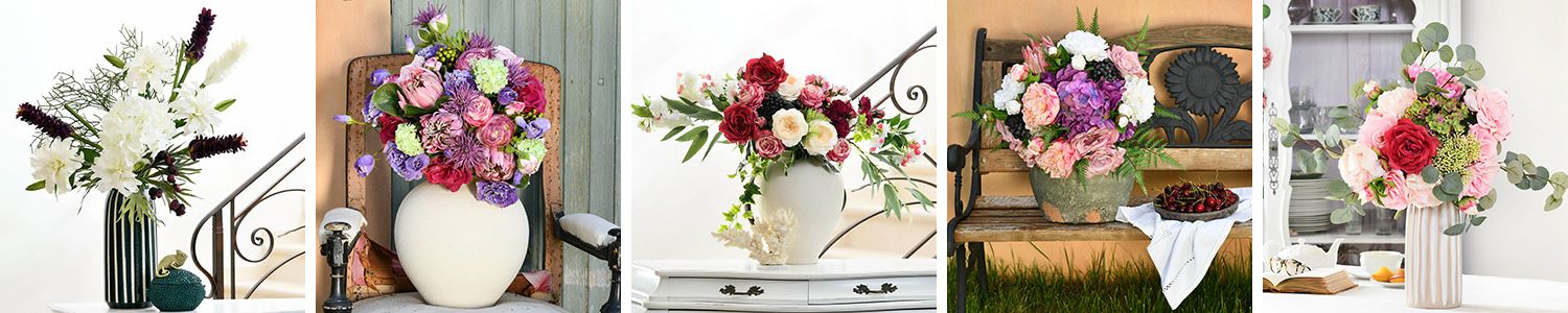 inspirations bouquets de fleurs artificielles les bouquets de la sainte victoire bouquets ronds bouquets contemporains